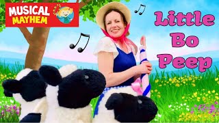 Little Bo Peep Has Lost Her Sheep | Kids song | Nursery rhyme | Musical Mayhem