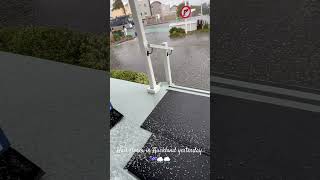 Hail storm in Auckland yesterday! #hailstorm #auckland #newzealand #vlog