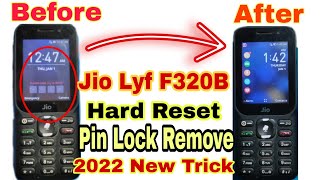 Jio Lyf F320B Hard Reset Pin unlock without pc easy trick 2022 working trick