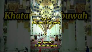 Khatamun Nubuwah #akhlakrasulullah  #shorts #youtubeshorts #islam