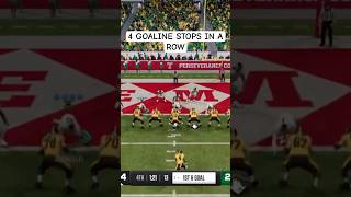 FOUR GOAL LINE STOPS IN A ROW