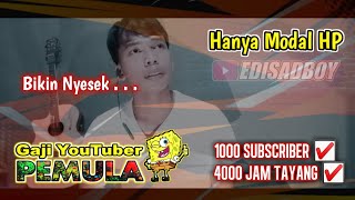 Berapa Gaji YouTuber Pemula 1000 Subscriber ? Ternyata Segini ! Bikin Melongo .