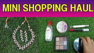 Shopping Haul : Necklace,Earrings for Saree and Makeup Products |Shopping Haul