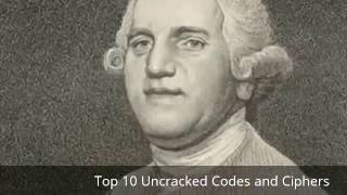 Top 10 - Uncracked Codes and Ciphers