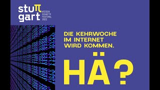 Wissenschaftsfestival 2022: Kehrwoche im Internet wird kommen