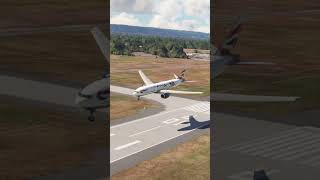 AMAZING LANDING!!! Boeing 777 Landing At Victoria Airport MFs2020 #short