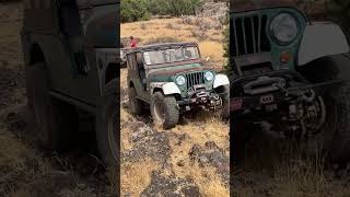 Mitch in his Perkins powered CJ6 at Idaho Vintage Jeep Rally. #vintage #jeep #diesel #perkinsdiesel