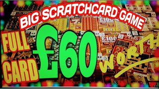 SUPER 7s...REDHOT 7s..CASHWORD...WIN ALL..£5000 a  WEEK..FULL £1000s..SCRATCHCARD CLASSIC GAME