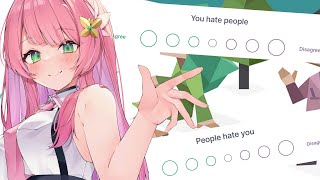 16 personalities! | VTuber finds out WHO she is【V4Mirai | Abi Kadabura】