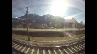 Switzerland, Nyon to Zermatt Train Ride GoPro Hyperlapse