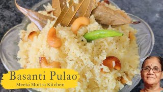 Pulao Recipe - Basanti or Mishti Pulao Recipe/নতুন বছরের বিশেষ রান্না - বাসন্তি পুলাও/Bengali