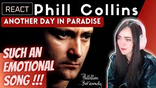 FISRT TIME REACTING to Phil Collins - Another Day In paradise