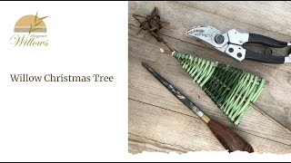 How to weave a Willow Xmas Tree