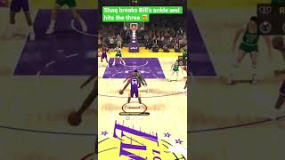 Shaq can dribble and shoot threes?! #shorts #nba2k #nba2k23