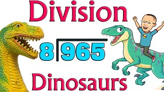 Dividing 3-Digit Numbers by 1-Digit Numbers with Dinosaurs | Long Division 🦖 DinoMath 🦕