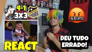 REACT VASCO X ÁGUA SANTA MELHORES MOMENTOS E PÊNALTIS REAÇÕES RIVAIS COPA DO BRASIL