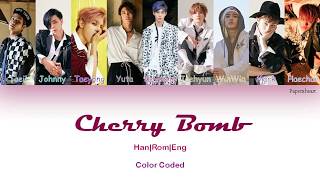 NCT 127 – CHERRY BOMB Han|Rom|Eng Color Coded Lyrics