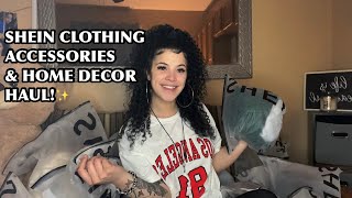 SHEIN CLOTHING, ACCESSORIES & HOME DECOR HAUL!