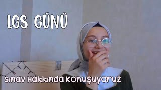 LGS Günü Vlog 👀💗 | Sınav hakkında konuşuyoruz 📑