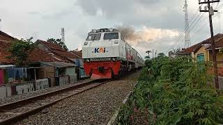 kereta Api Indonesia melintas