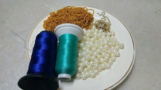 DIY bracelet/silk thread bracelet/simple and easy bracelet/jewellery making | #Jewellerymakingathome