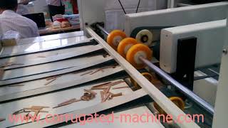 Printer with folder gluer in-line