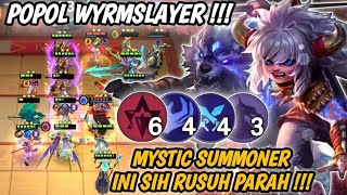 POPOL WYRMSLAYER !!! DAMAGE SRIGALANYA PEDES BANGET RUSUH PULA Magic Chess Mobile Legends Bang Bang