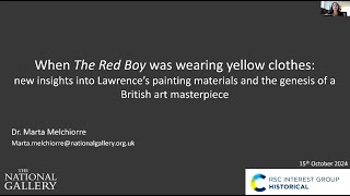 Marta Melchiorre: When The Red Boy was wearing yellow clothes