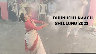 DHUNUCHI NAACH | Dhunuchi Dance| SHILLONG | DURGA PUJA | 2021 | DHAKER TALEY | AARTI