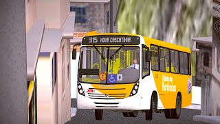 Proton Bus Simulator com Neobus mega 2006 da Cidade das Hortênsias Carro 3038. Linha-Nova cascatinha