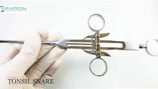 Tonsil Snares Bruenings ENT Surgical Instruments