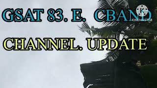 GSAT10. 83E. CBAND. CHANNEL. UPDATED