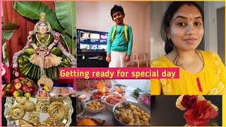 Diml/விறுவிறுப்பான ஒருநாள்/வரலக்ஷ்மி பூஜை/sweden vlog tamil/tamil family lifestyle/festive decor