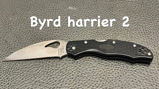 Spyderco on a budget ?!! Byrd harrier 2 review