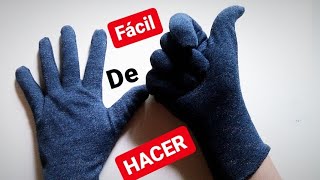 ¿COMO HACER GUANTES DE TELA DE MANERA FÁCIL Y SENCILLA? PASO A  PASO | Corte y Confección