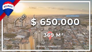 Terreno Residencial ou Comercial de 369m² no Centro de Jundiaí por R$625.000