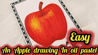 How to draw a Apple || Apple Drawing easy step by step simple drawing || Drawing Apple step by step