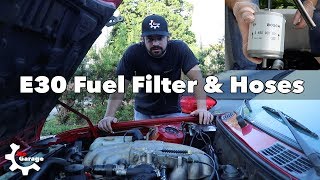 E30 Fuel Filter and Hoses