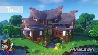 Minecraft | Comment Construire une Grande Maison Japonaise Réaliste | Tutoriel