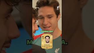 CHIESA & SZOBOSZLAI react to FC 25 cards 🤣 #shorts #football #soccer