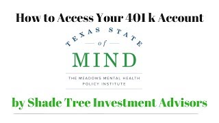 Meadows, How to Access your 401k  account.