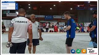 Petanque European Championship 2024, Men Doube Lacroix (France) vs Suede