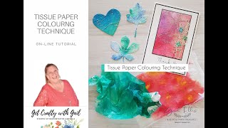 Tissue Paper Colouring Technique