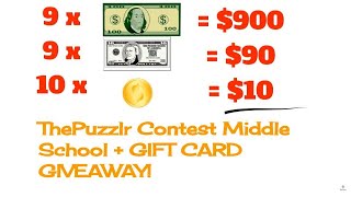 ThePuzzlr Contest Middle School Questions + AoPS giveaway!