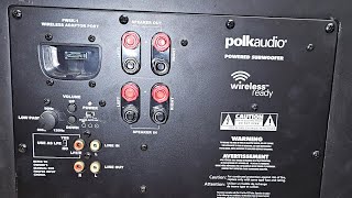 Polk Audio DSW PRO 550wi power repair.