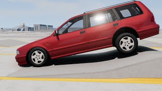 BeamNG Drive - Ibishu Luminance Wagon Suspension Testing