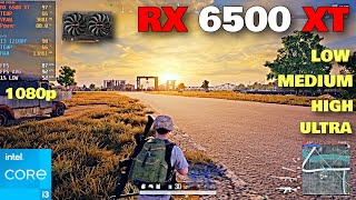 RX 6500 XT | PUBG - 1080p - All Settings Tested!