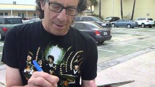 Gary Lewis, musician from The Playboys, son of Jerry Lewis, signing autographs - TopSignatures.com