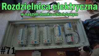 Wakacyjna budowa - rozdzielnica elektryczna | Dom szkieletowy | Projekt Maurycy #71