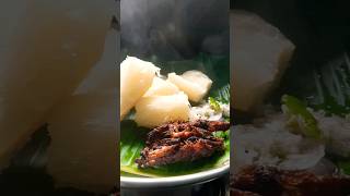 കപ്പപ്പുഴുക്കും പൊരിച്ചമീനും | Kappappuzhukkum Porichameenum 🔥 😋 #shorts #trending